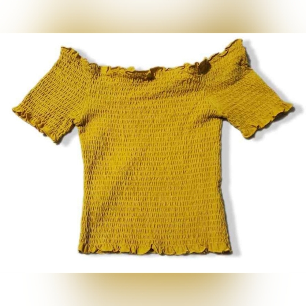 Yellow Crop Top